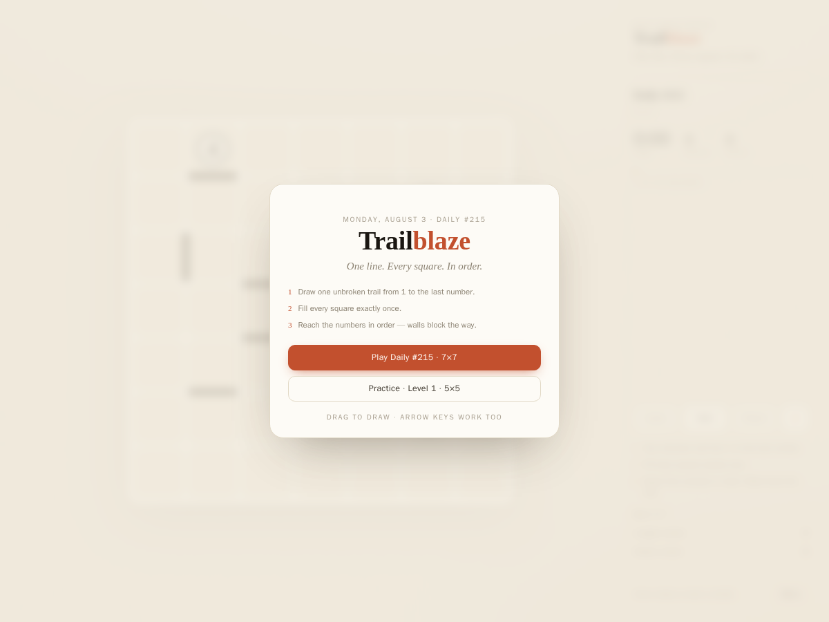 Screenshot of Trailblaze